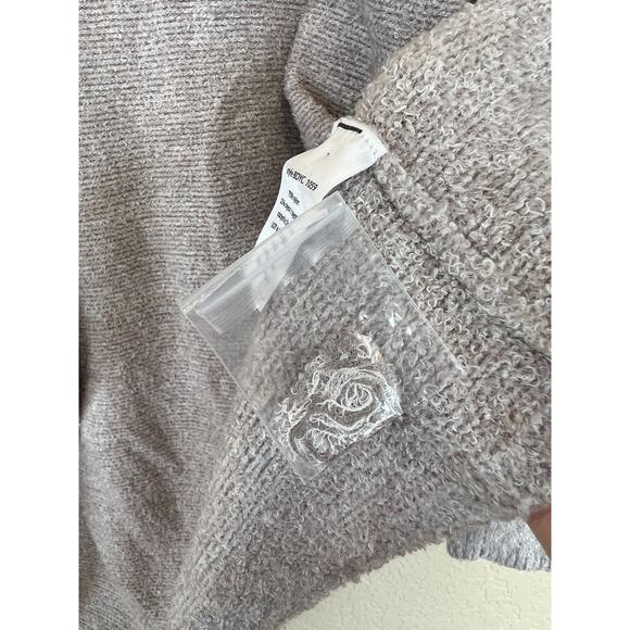 NEW Barefoot Dream CozyChic Lite Girl's Calypso Cardigan Wrap Sweater 12/14 Gray - Picture 7 of 7